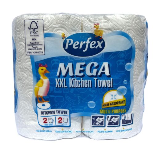 Кухненска ролка Perfex Mega XXL - 2 бр., 2 пласта